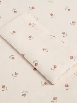 Pearl Posy Bud Linen Blend Napkin Set of 4
