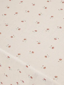 Pearl Posy Bud Linen Blend Tablecloth