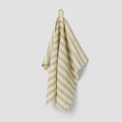 Pear Small Gingham 100% Linen Tea Towel