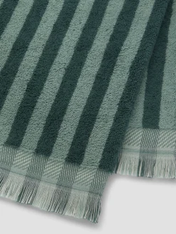 Pine Green Pembroke Stripe Bathroom Delights