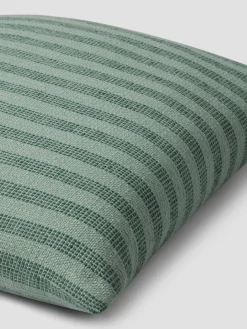Pine Green Pembroke Stripe Wool Cushion Cover