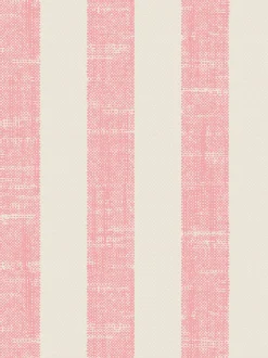 Pink Bloom Pembroke Stripe Wallpaper