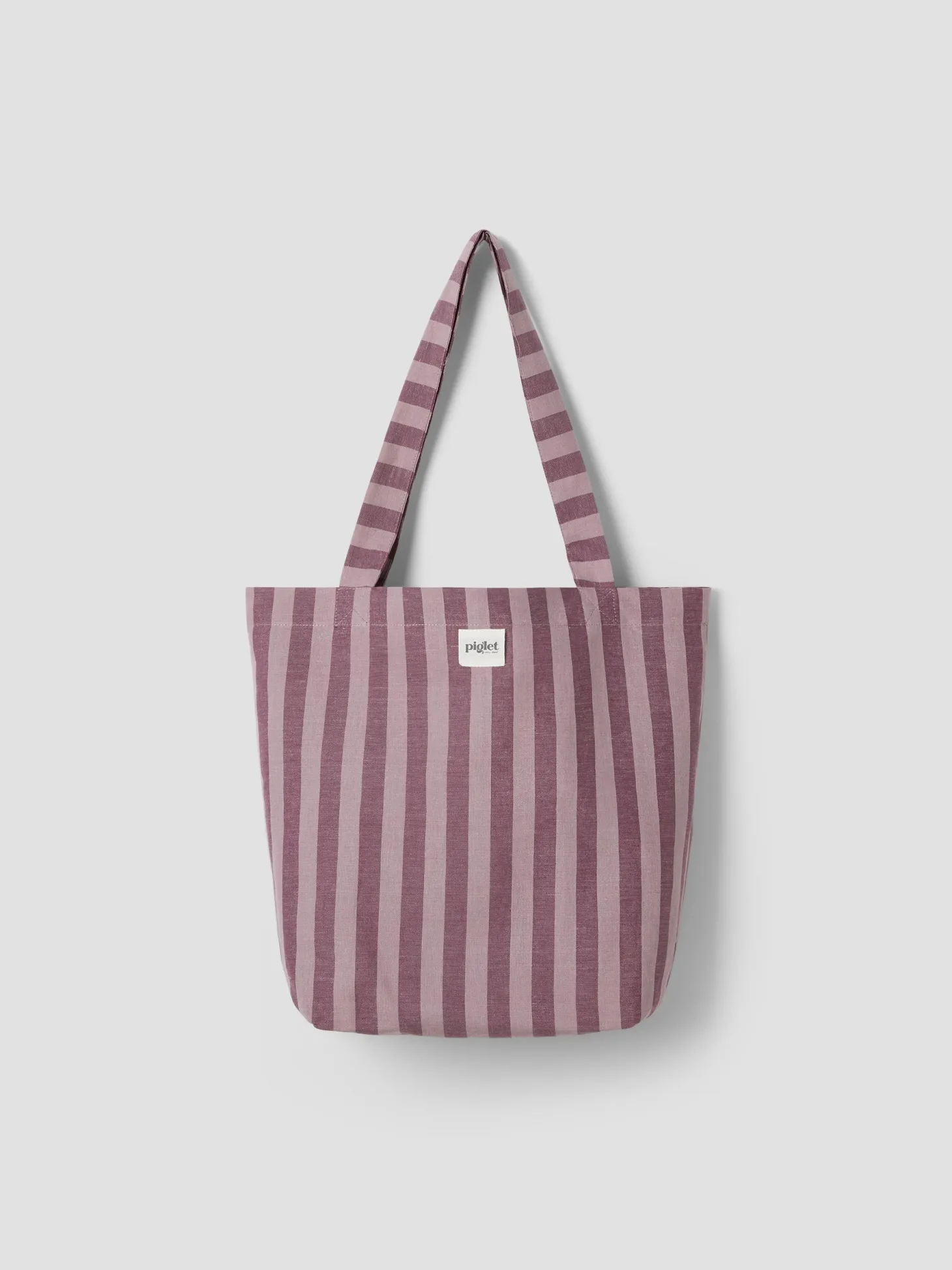 Plum Wine Pembroke Linen Blend Tote Bag