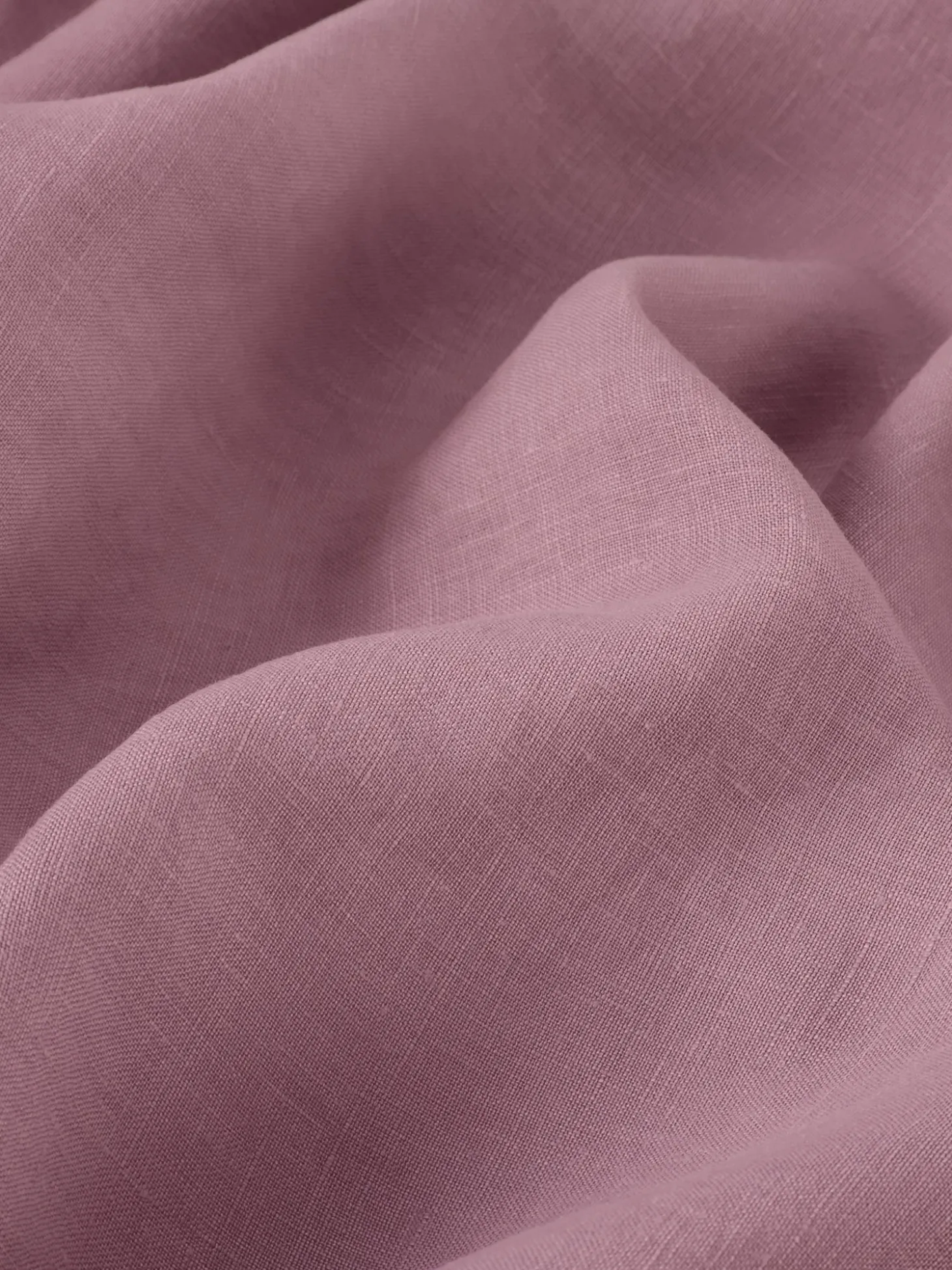 Raspberry Linen Blend Flat Sheet