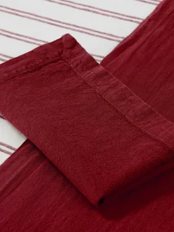 Rhubarb Linen Blend Napkins Set of 4