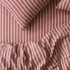 Rhubarb & Rose Pembroke Stripe 100% Linen Bedding Set