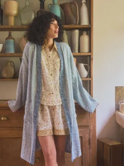 River Wandle Middlemore Linen Robe