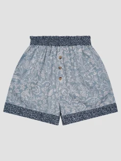 River Wandle Middlemore Linen Women’s Pajama Shorts Set