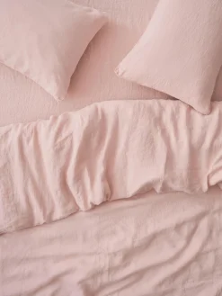 Rose 100% Linen Duvet Cover
