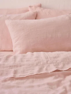 Rose 100% Linen Pillowcases (Pair)