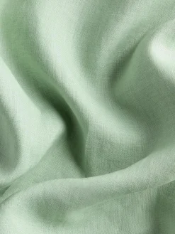 Sage Green Linen Blend Curtain (Pair)