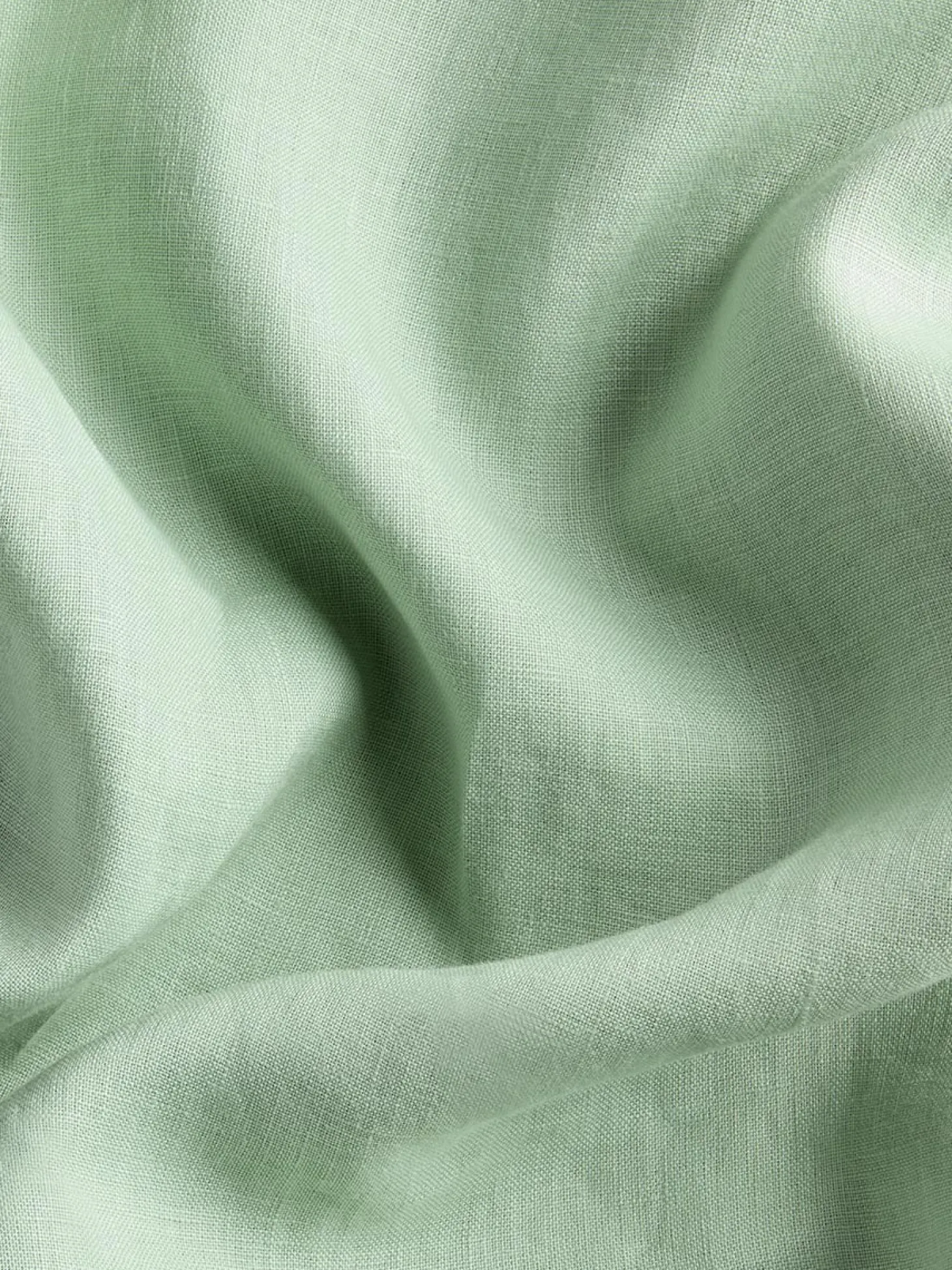 Sage Green Linen Blend Curtain (Pair)