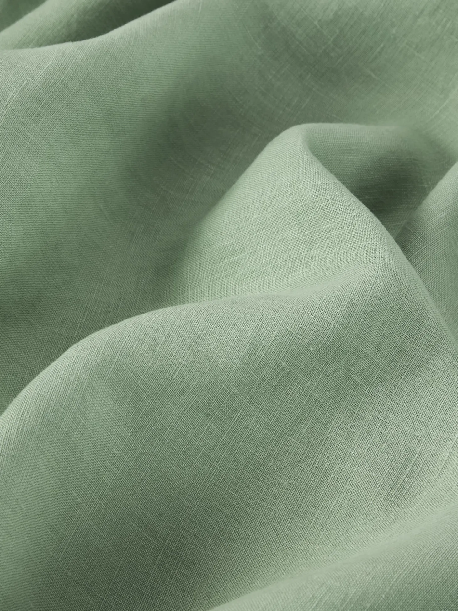 Sage Green Linen Blend Duvet Set