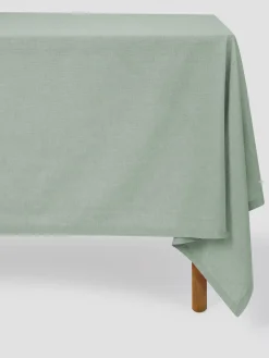 Sage Green 100% Linen Tablecloth