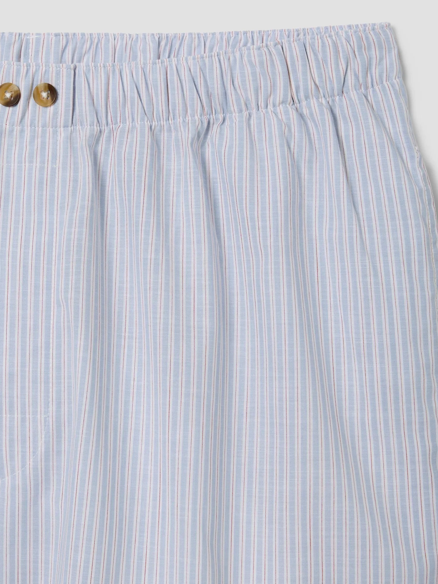 Sky Blue Stripe Cotton Boxer Shorts