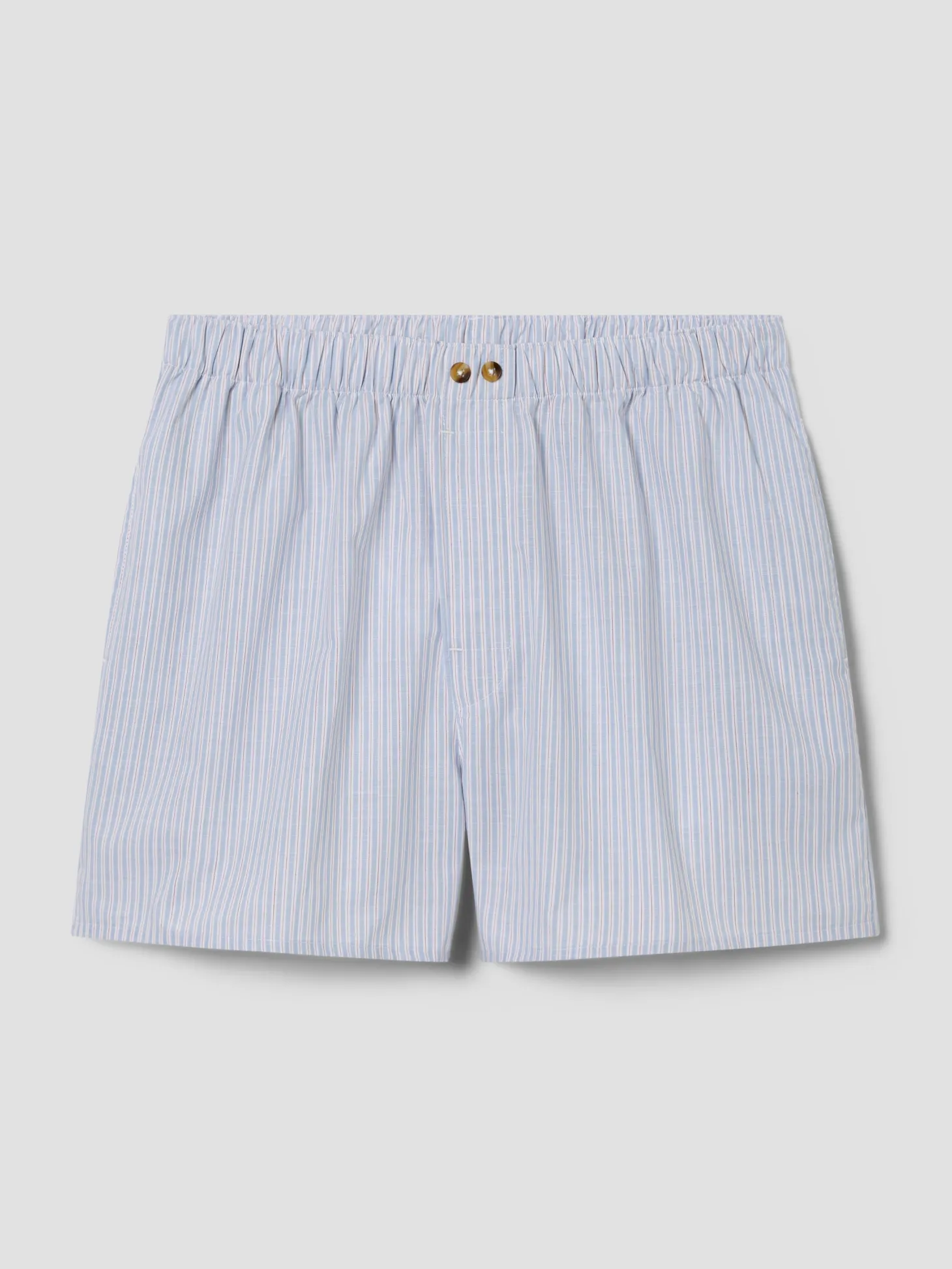 Sky Blue Stripe Cotton Boxer Shorts