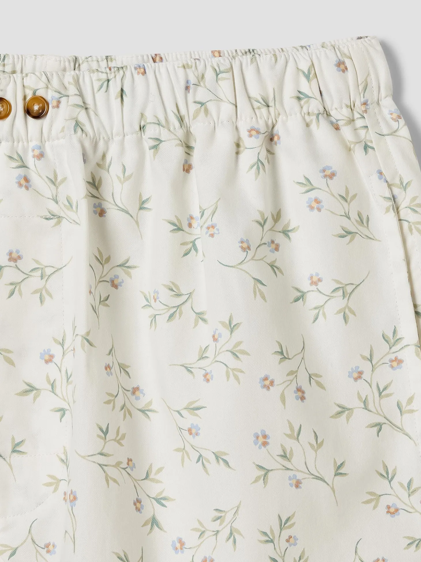 Spring Sprig Floral Cotton Boxer Shorts