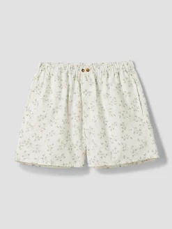 Spring Sprig Floral Cotton Boxer Shorts