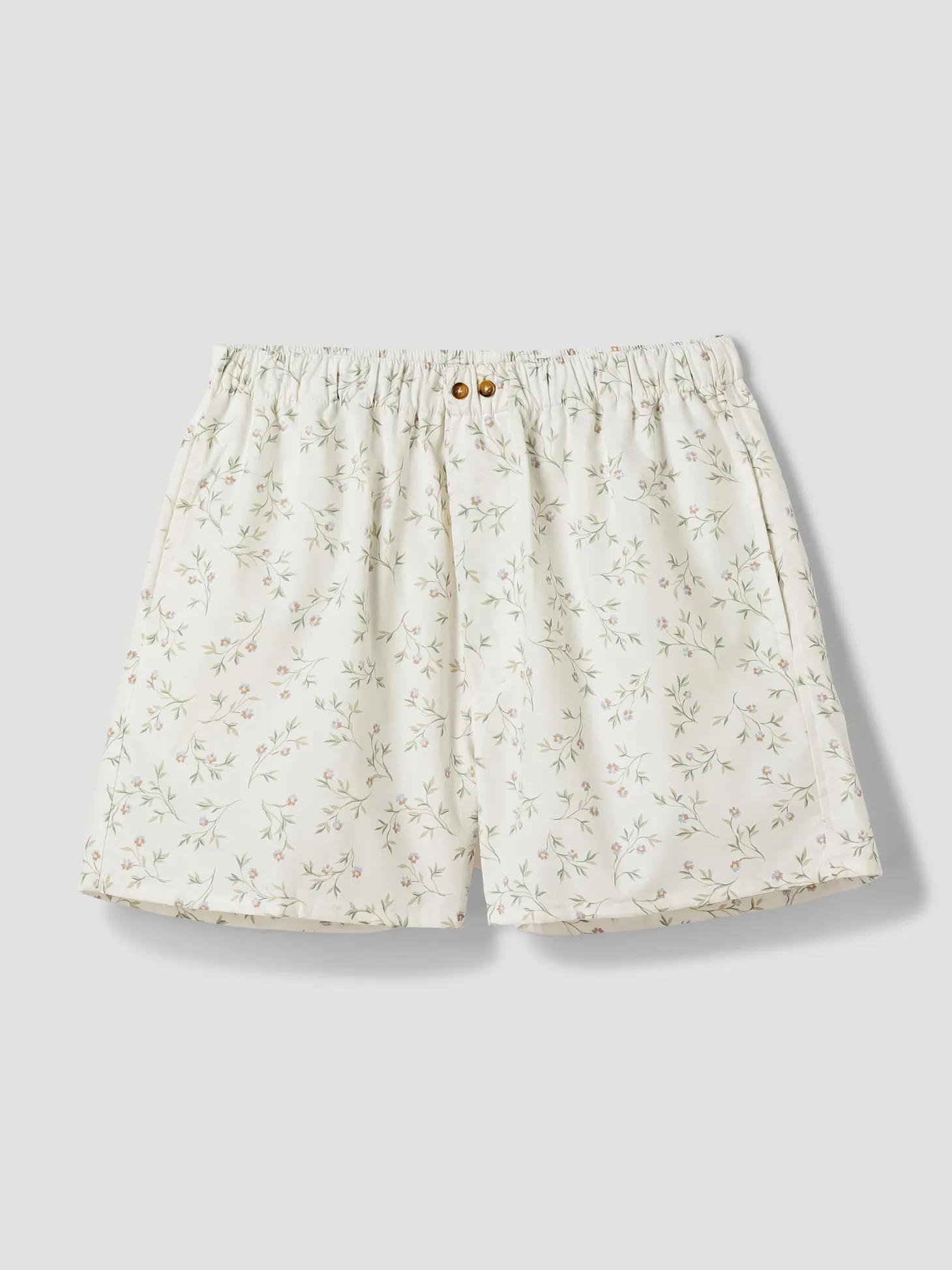 Spring Sprig Floral Cotton Boxer Shorts