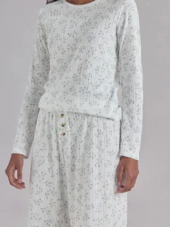 Spring Sprig Pointelle Pants