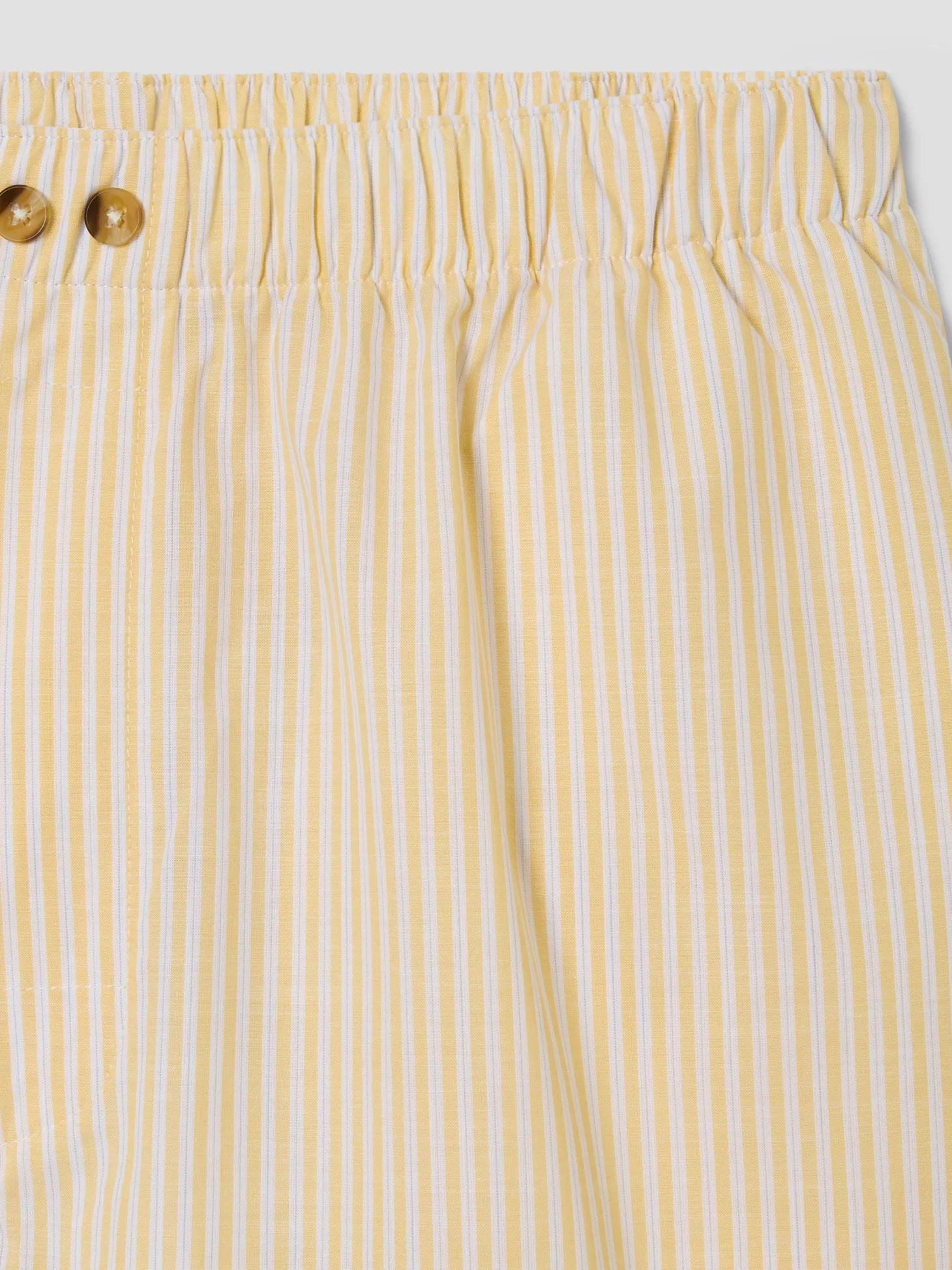Sunny Yellow Stripe Cotton Boxer Shorts