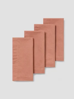 Warm Clay Linen Blend Napkins Set of 4