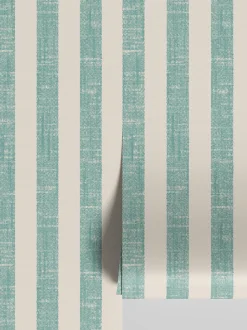 Wasabi Pembroke Stripe Wallpaper