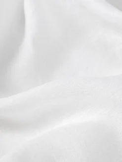 White Linen Blend Sheet Set