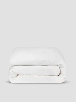 White 100% Linen Duvet Cover