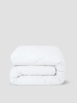 White Washed Cotton Percale Duvet Cover