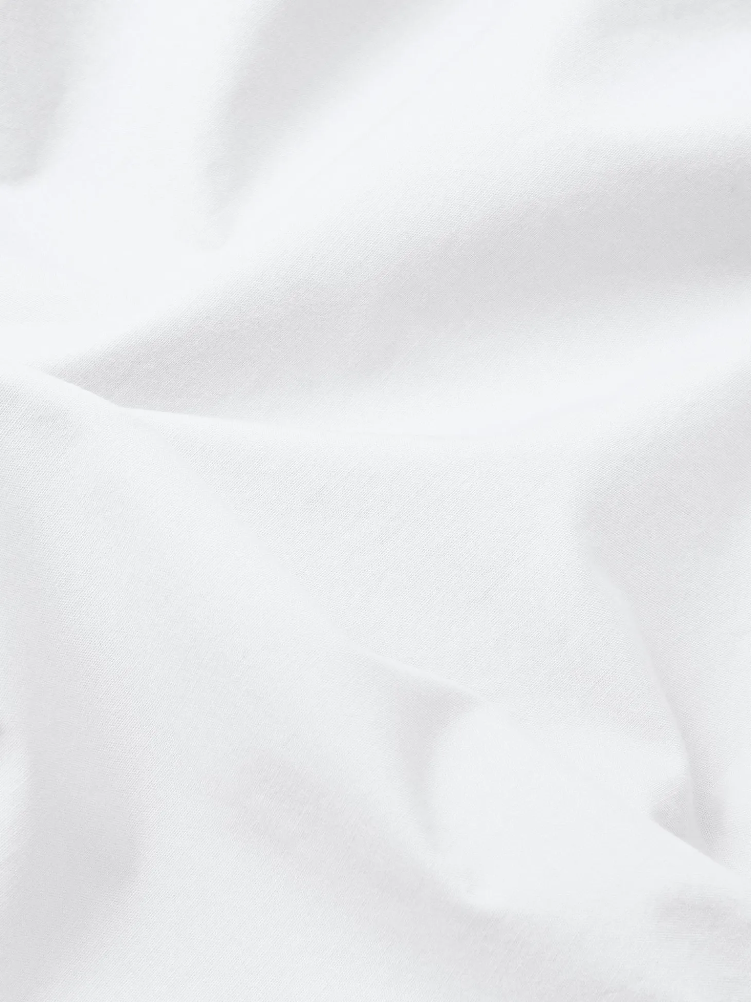 White Washed Cotton Percale Pillowcases (Pair)