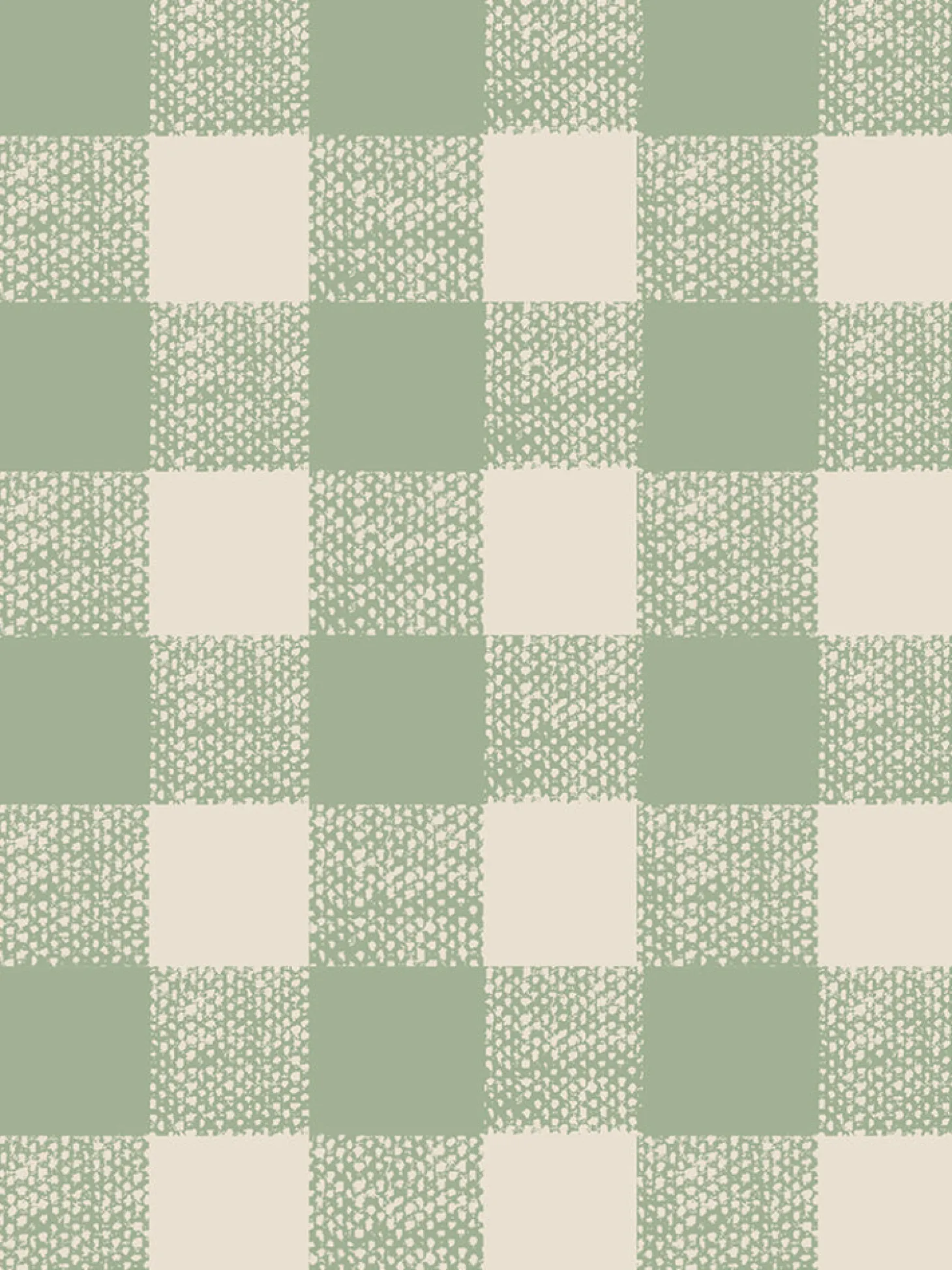 Winter Sage Gingham Wallpaper